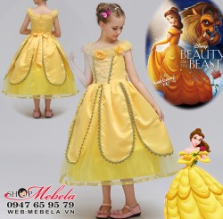 VÁY ĐẦM CÔNG CHÚA BELLA NGƯỜI ĐẸP VÀ QUÁI VẬT - SIZE 14-30kg