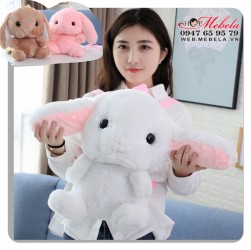 BL36 Balo thỏ bông Lolita xinh xắn, cao 40cm