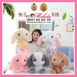BL36 Balo thỏ bông Lolita xinh xắn, cao 40cm