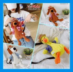 T41 Túi đeo chéo vịt và cún xinh xắn