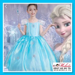 Váy đầm công chúa Elsa - Frozen cho bé 13-30kg