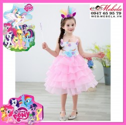 Váy kì lân Pony bé nhỏ cho bé 11-28kg