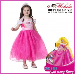 Váy công chúa ngủ trong rừng Aurora cho bé