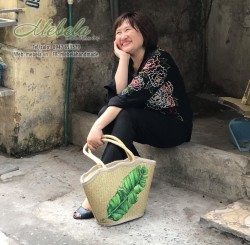 Túi cói lá chuối