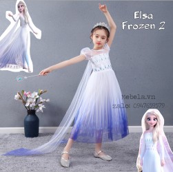 Váy công chúa Elsa Frozen 2 cho bé 16-29kg