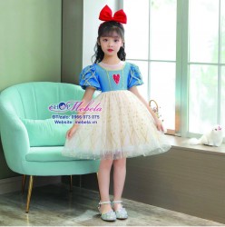Váy công chúa Bạch Tuyết tim đỏ cho bé