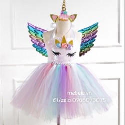 Váy ngựa Pony Unicorn kèm sừng và cánh